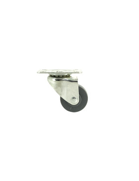Roulette d'ameublement pivotante en polypropylène diamètre 30mm