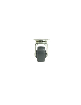 Roulette d'ameublement pivotante en polypropylène diamètre 30mm