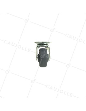 Roulette d'ameublement pivotante en polypropylène diamètre 35mm