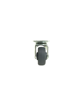 Roulette d'ameublement pivotante en polypropylène diamètre 35mm