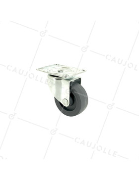 Ruota D'ARREDO POLIPROPILENE DIAMETRO 42 MM CARICO 20 KG - S12PP42 • Caujolle