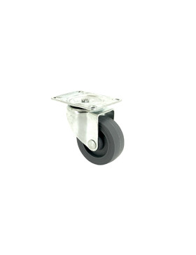 Roulette d'ameublement pivotante en polypropylène diamètre 42mm