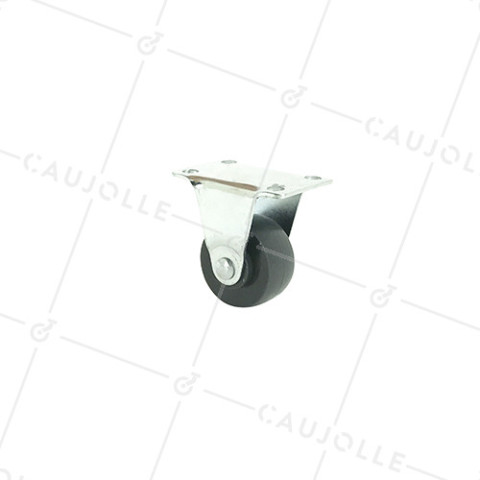 Ruota FISSA PER MOBILI POLIPROPILENE DIAMETRO 30 MM CARICO 15 KG - S18PP30 • Caujolle