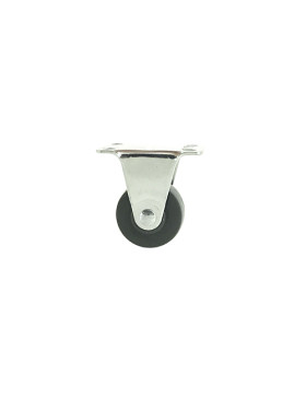 Roulette d'ameublement fixe en polypropylène diamètre 30mm
