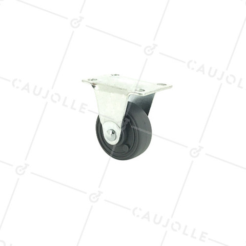 Ruota FISSA PER MOBILI IN POLIPROPILENE DIAMETRO 35 MM CARICO 15 KG - S18PP35 • Caujolle