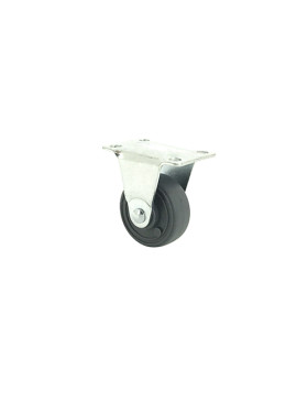 Roulette d'ameublement fixe en polypropylène diamètre 35mm