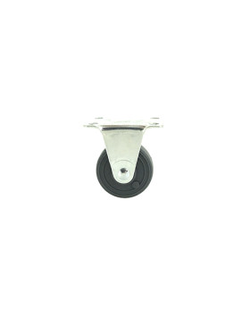 Roulette d'ameublement fixe en polypropylène diamètre 35mm