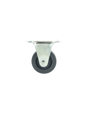 Roulette d'ameublement fixe en polypropylène diamètre 42mm