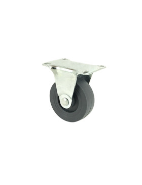 Roulette d'ameublement fixe en polypropylène diamètre 50mm