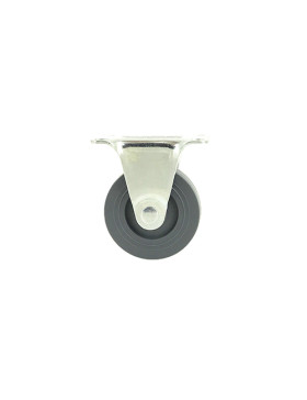 Roulette d'ameublement fixe en polypropylène diamètre 50mm