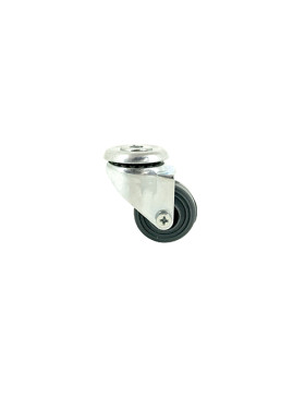 Roulette d'ameublement à oeil en polypropylène diamètre 30mm