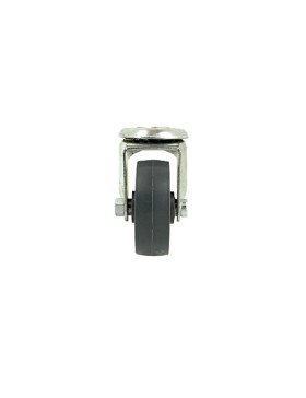 Roulette d'ameublement à oeil en polypropylène diamètre 42mm