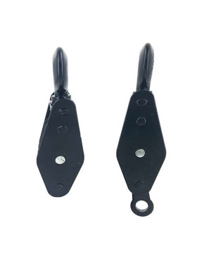 Coppia di guanti da sollevamento per corda di 10 mm di diametro 45 mm carico 150 kg.