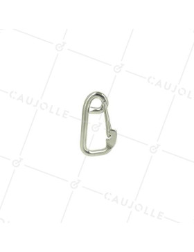 Mousqueton pompier à ressort en inox pour charge de 120 kg
