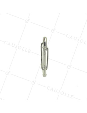 Mousqueton pompier à ressort en inox pour charge de 500 kg