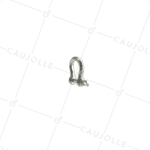 MANIGLIA INOX MARINA 316 PER CORDA DI 7 MM CARICO 100 KG • Caujolle