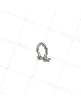 MANIGLIA LYRE INOX MARINO 316 PER CORDA DI 12 MM CARICO 210 KG • Caujolle