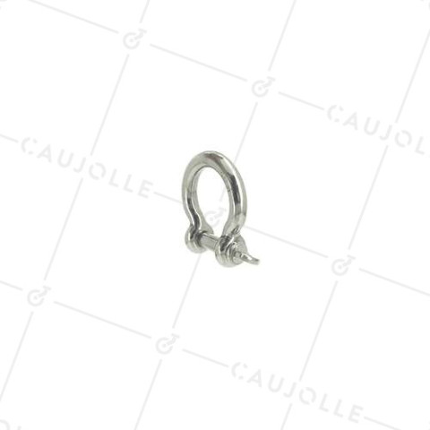 MANIGLIA IN ACCIAIO INOX MARINO 316 PER CORDA DI 16 MM CARICO 400 KG • Caujolle