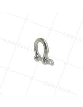 MANIGLIA LYRE IN INOX MARINO 316 PER CORDA DA 18 MM CARICO 700 KG • Caujolle