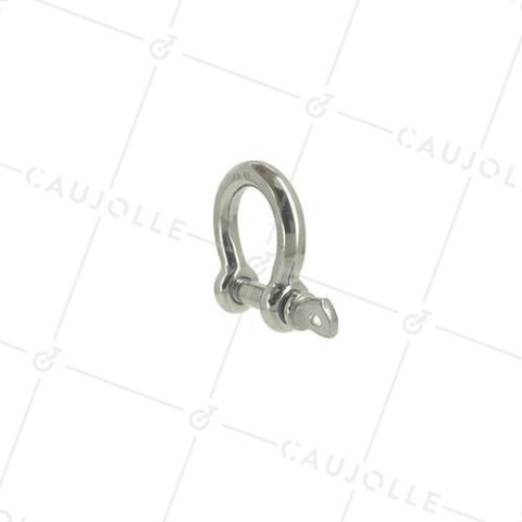 MANIGLIA LYRE IN INOX MARINO 316 PER CORDA DA 18 MM CARICO 700 KG • Caujolle