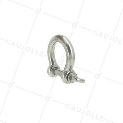 MANIGLIA INOX MARINO 316 PER CORDA DI 24 MM CARICO 950 KG • Caujolle