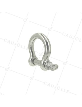 MANIGLIA LYRE INOX MARINO 316 PER CORDA DI 30 MM CARICO 1700 KG • Caujolle