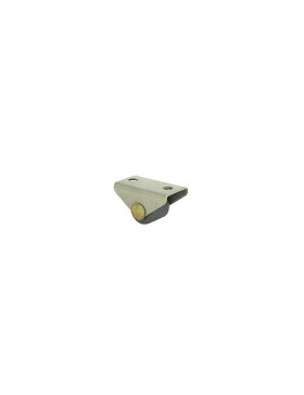 Roulette d’ameublement fixe en inox pour tiroir diamètre 13 mm