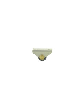 Roulette d’ameublement fixe en inox pour tiroir diamètre 13 mm