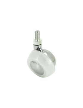 Roulette sphérique pivotante à tige filetée diamètre 45 mm