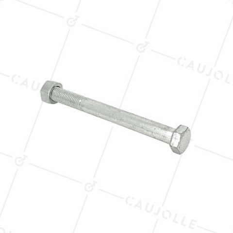 BULLONE CON DADO DIAMETRO 16 MM LUNGHEZZA 160 MM • Caujolle