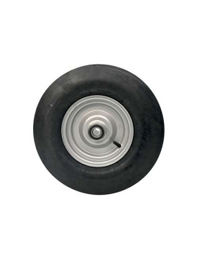 RUEDA INFLABLE REFORZADA ANTI-BARRO CON LLANTA DE CHAPA, DIÁMETRO DE 410 MM, CARGA DE 300 KG Y EJE DE 25 MM BOLAS - S2600B25 4PR