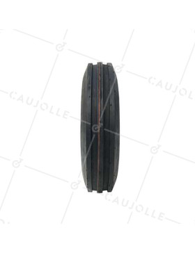 RUEDA INFLABLE REFORZADA ANTI-BARRO CON LLANTA DE CHAPA, DIÁMETRO DE 410 MM, CARGA DE 300 KG Y EJE DE 25 MM BOLAS - S2600B25 4PR
