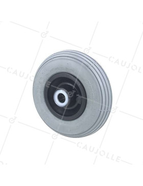 RUEDA PREMIUM INFLADA QUE NO MANCHA PARA CARRITO, DIÁMETRO DE 200 MM, CARGA DE 80 KG, EJE DE 20 MM DE RODILLOS - S3000R20 • Caujolle