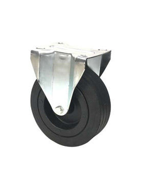 Roulette fixe avec roue large de diamètre 260 mm