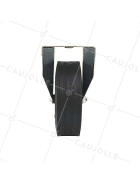 Roulette fixe avec roue large de diamètre 260 mm