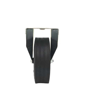 Roulette fixe avec roue large de diamètre 260 mm