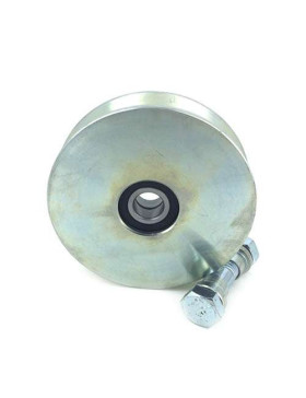Ruota DI PORTALE LARGO A Gola TRIANGOLARE DI 10 MM DI PROFONDITÀ E DIAMETRO 120 MM