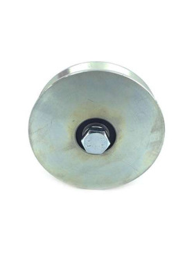 Ruota DI PORTALE LARGO A Gola TRIANGOLARE DI 10 MM DI PROFONDITÀ E DIAMETRO 120 MM