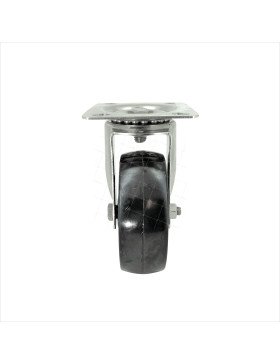 ROULETTE INOX PIVOTANTE A FREIN POUR FOUR DIAMETRE 100 KG CHARGE X KG