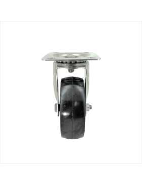 ROULETTE INOX PIVOTANTE A FREIN POUR FOUR DIAMETRE 100 KG CHARGE X KG