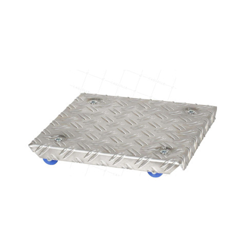 PLATEAU A Ruote PREMIUM IN ALLUMINIO A Ruote 25x25 CM CARICO 100 KG • Caujolle