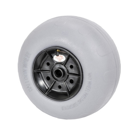 Ruota PALLONE BASSA PRESSIONE PER SPIAGGIA DIAMETRO 340 MM CARICO 55 CHILI ASSE 25 MM • Caujolle