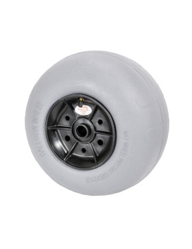 Ruota PALLONE BASSA PRESSIONE PER SPIAGGIA DIAMETRO 340 MM CARICO 55 CHILI ASSE 25 MM