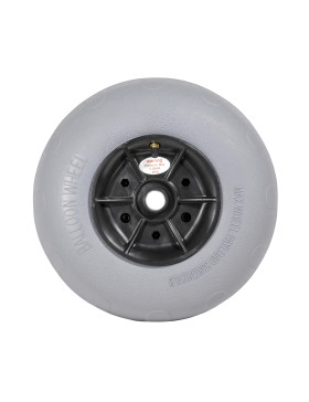 Ruota PALLONE BASSA PRESSIONE PER SPIAGGIA DIAMETRO 340 MM CARICO 55 CHILI ASSE 25 MM