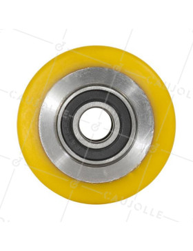 Ruota DI TRANSPALLET DIAMETRO 70 MM CARICO 500 KG ASSE 15 MM PALLINE - GTP7070