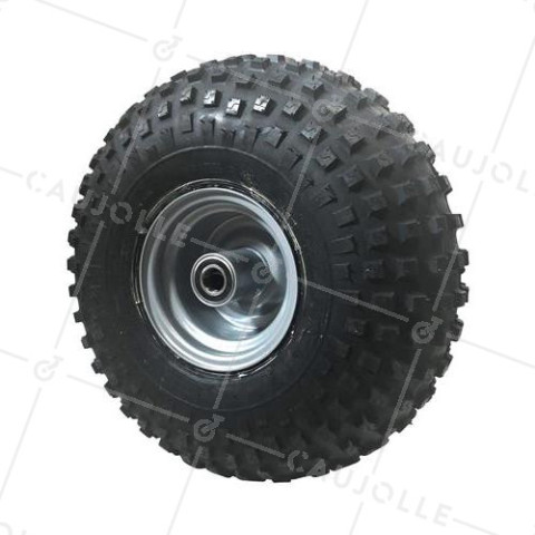 Ruota di carriola DA SPIAGGIA GIGANTE 21 POLLICI DIAMETRO 575 MM CARICO 380 KG PER ASSE DI 30 MM - SUPER DUMPER 21/12-8.00 • Caujolle