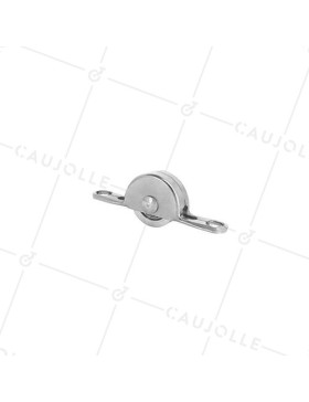 Ruota PER ARMADIO IN ACCIAIO DIAMETRO 25 MM CARICO 20 KG - S90 • Caujolle
