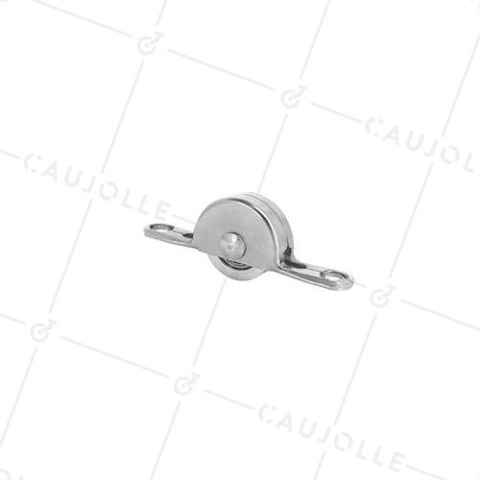Ruota PER ARMADIO IN ACCIAIO DIAMETRO 25 MM CARICO 20 KG - S90 • Caujolle