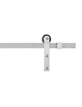 KIT COMPLET EN INOX POUR PORTE COULISSANTE SUSPENDUE DESIGN