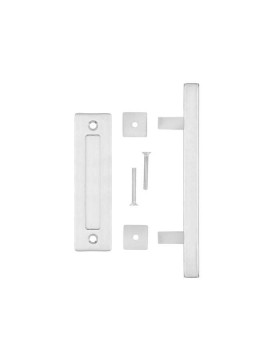 POIGNEES EN INOX EXTRA PLATE POUR PORTE COULISSANTE DESIGN